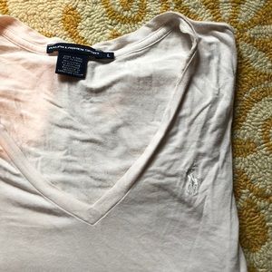 Ralph Lauren Sport blush pink v-neck